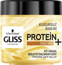 Gliss Protein + Shea Yağı 4'ü 1 Arada Besleyici Saç Bakım Kürü 400 ml - 