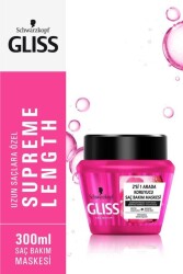 Gliss Supreme Length Zarar Görmüş Uzun Saç Maskesi 300 ml - 