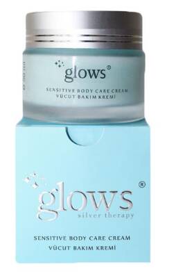 Glows Gümüş İçerikli Sensitive Nemlendirici Vücut Bakım Kremi 50 ml - 1