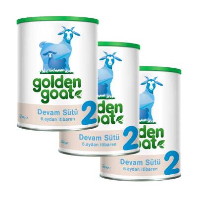 Golden Goat 2 Keçi Sütü Bazlı Devam Sütü 3'lü 400 gr - 1