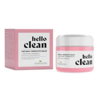 Herbaderm Hello Clean Kuru ve Hassas Ciltler İçin Yağ Bazlı Temizleyici Balm 100 ml - 1