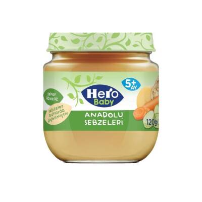 Hero Baby Anadolu Sebzeleri Kavanoz Maması 120 gr - 1