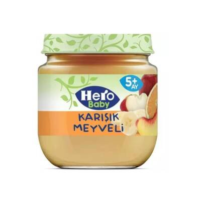 Hero Baby Karışık Meyveli Kavanoz Maması 125 gr - 1