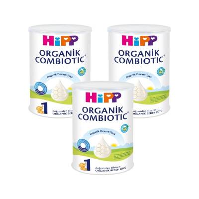 Hipp 1 Combiotic Organik Bebek Sütü 3'lü 350 gr - 1