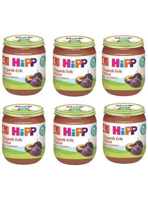 Hipp Kavanoz Maması Organik Erik Püresi 125 gr X 6 Adet - 1