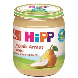 Hipp Organik Armut Püresi Kavanoz Maması 125 gr - Hipp