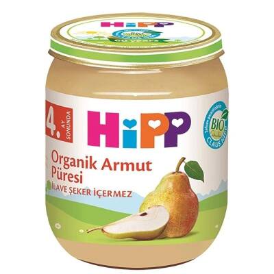 Hipp Organik Armut Püresi Kavanoz Maması 125 gr - 1