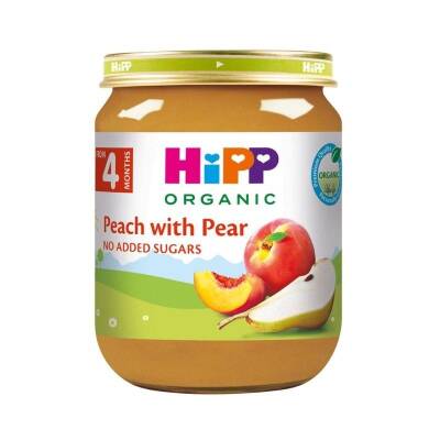 Hipp Organik Armutlu Şeftali Püresi 125 gr - 1
