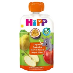 Hipp Organik Çarkıfelek Meyveli Karışık Meyve Püresi 100 gr - Hipp