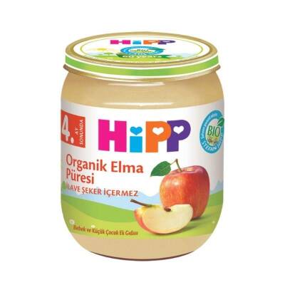 Hipp Organik Elma Püresi 125 gr Kavanoz Maması - 1