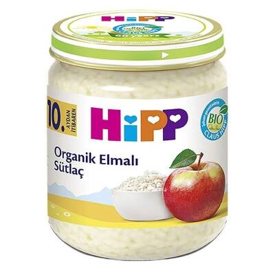 Hipp Organik Elmalı Sütlaç Kavanoz Maması 200 gr - 1