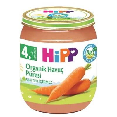 Hipp Organik Havuç Püresi Kavanoz Maması 125 gr - 1