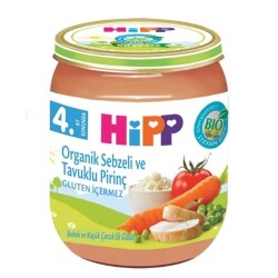 Hipp Organik Pirinçli Ve Tavuklu Sebze Püresi 125 gr - Hipp