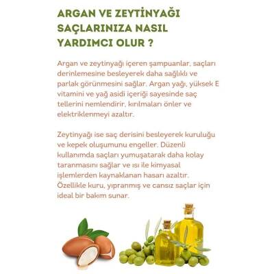 Hunca Care Zeytinyağlı Ve Argan Yağlı Saç Kremi 485 ml - 3