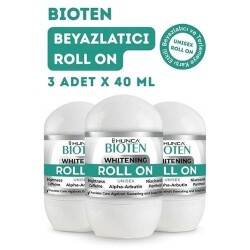 Hunca Care Bioten Ter Önleyici - Beyazlatıcı, Unisex Roll-On, ( 3 Adet X 40 ml ) - Hunca Care