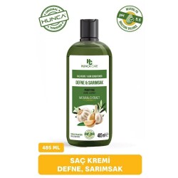 Hunca Care Defne ve Sarımsaklı Arındıcı Saç Bakım Seti ( Şampuan 485 ml + Saç Kremi 485 ml) - 4