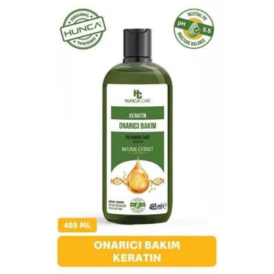 Hunca Care Keratin Complex Şampuan Besleyici Ve Onarıcı Tüm Saç Tipleri Için 485 ml - 1