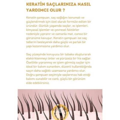 Hunca Care Keratin Complex Şampuan Besleyici Ve Onarıcı Tüm Saç Tipleri Için 485 ml - 3