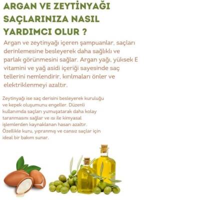 Hunca Care Zeytinyağlı ve Argan Yağlı Dökülme Karşıtı Saç Bakım Seti ( Şampuan 485 ml + Saç Kremi 485 ml) - 2