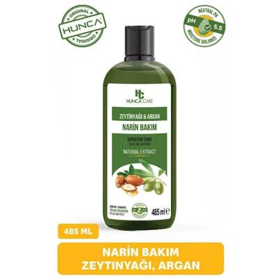 Hunca Care Zeytinyağlı ve Argan Yağlı Dökülme Karşıtı Saç Bakım Seti ( Şampuan 485 ml + Saç Kremi 485 ml) - 3
