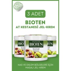 Huncalife Bioten At Kestanesi Masaj Jeli, Masaj Kremi ( 3 Adet X 500 ml ) - Hunca Life
