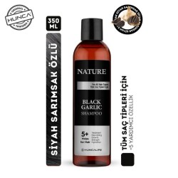 Huncalife Nature Siyah Sarımsaklı Şampuan Dökülme Karşıtı, Besleyici Ve Onarıcı 350 ml - Hunca Life