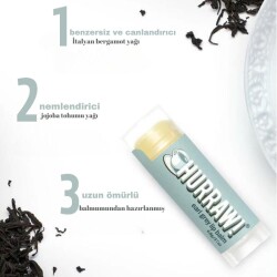 Hurraw Earl Grey Lip Balm - Earl Grey Çay 4.8 gr - 2