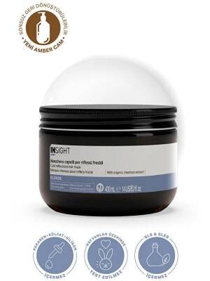 Insight Sarı Saçlar için Soğuk Yansıma Veren Maske 400 ml - 2