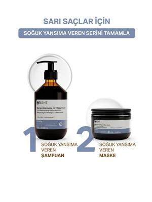 Insight Sarı Saçlar için Soğuk Yansıma Veren Maske 400 ml - 5