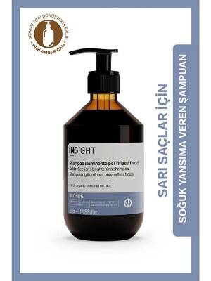 Insight Sarı Saçlar için Soğuk Yansıma Veren Şampuan 350 ml - 1