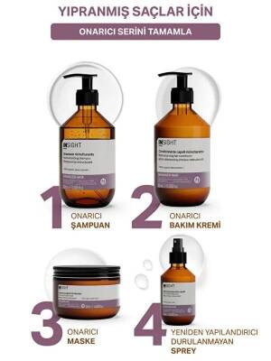 Insight Yıpranmış Saçlar için Onarıcı Maske 400 ml - 5