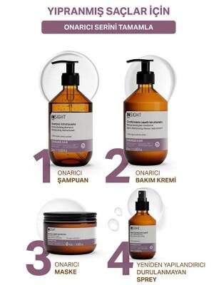 Insight Yıpranmış Saçlar için Onarıcı Saç Kremi 350 ml - 5