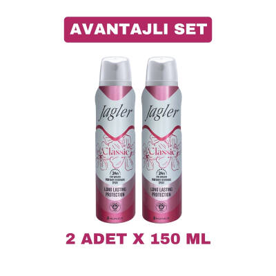 Jagler Classic Kadın Deodorant ( 2 Adet X 150 ml ) - 1