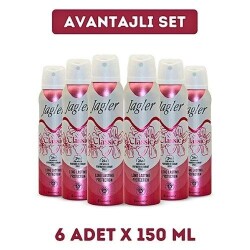 Jagler Classic Kadın Deodorant ( 6 Adet X 150 ml ) - 1