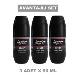 Jagler Roll-on Erkek 50 ml Sport X 3 Adet - Jagler
