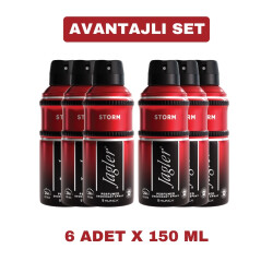 Jagler Storm Erkek Deodorant ( 6 Adet X 150 ml ) - Jagler