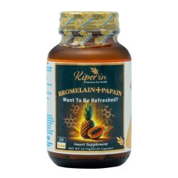 Kiperin Bromelain + Papain 30 Kapsül - 1