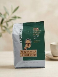 Kurukahveci Mehmet Efendi Esspresso Blend No1 Kavrulmuş Çekirdek Kahve 250 gr - Kurukahveci Mehmet Efendi