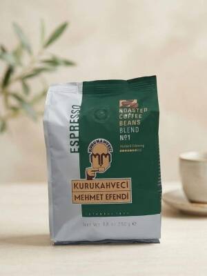 Kurukahveci Mehmet Efendi Esspresso Blend No1 Kavrulmuş Çekirdek Kahve 250 gr - 1