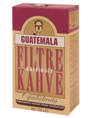 Kurukahveci Mehmet Efendi Guatemala Kafeinsiz Filtre Kahve 250 gr - 1