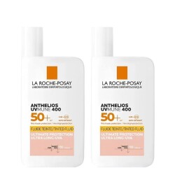 La Roche Posay Anthelios UVmune 400 Fluid Renkli Güneş Kremi SPF50+ 50 ml X 2 - La Roche Posay