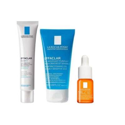 La Roche Posay Effaclar Duo 15ml + Effaclar Gel 50ml+Pure Vitamin C10 Serum 10 ml - 1