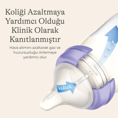 Lansinoh 2 X 330 ml Biberon ve NaturalWave Biberon Emziği (6 Ay+) - 5