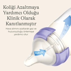 Lansinoh 330 ml Biberon ve NaturalWave Biberon Emziği (6 Ay+ - 5