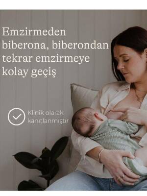 Lansinoh 330 ml Biberon ve NaturalWave Biberon Emziği (6 Ay+ - 8