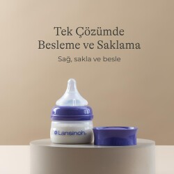 Lansinoh 60 ml Biberon ve NaturalWave Biberon Emziği (0 Ay+) - 10