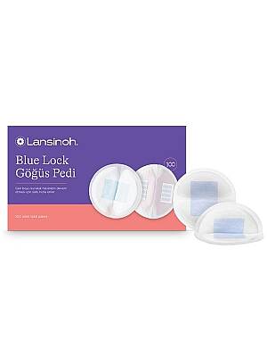 Lansinoh Blue Lock Göğüs Pedi 100 adet - 1