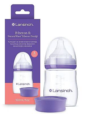 Lansinoh Natural Wave Biberon 160 Ml - 1