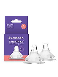 Lansinoh Natural Wave Biberon Emziği 2 li Hızlı Akış - Lansinoh