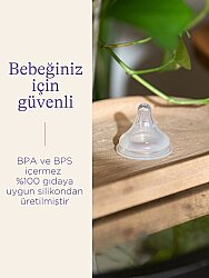 Lansinoh Natural Wave Biberon Emziği 2 li Hızlı Akış - 5